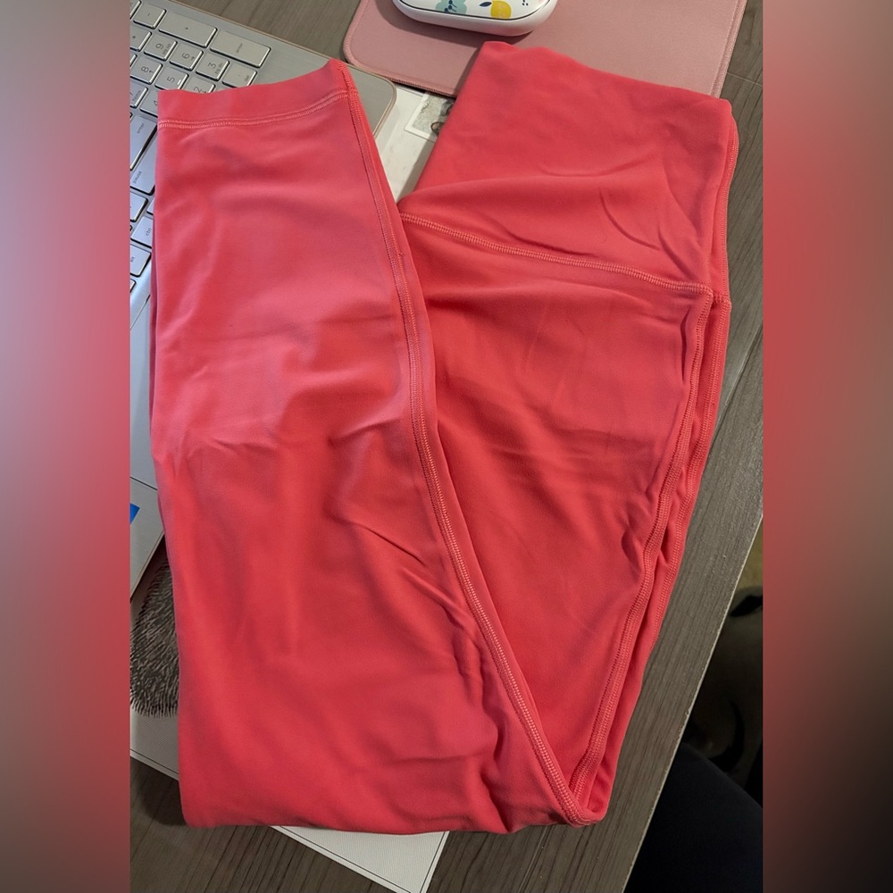 lululemon align Coral/Salmon Leggings